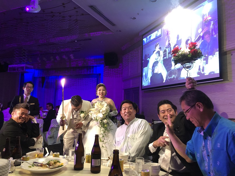 沖縄結婚披露宴 キャンドルサービス
