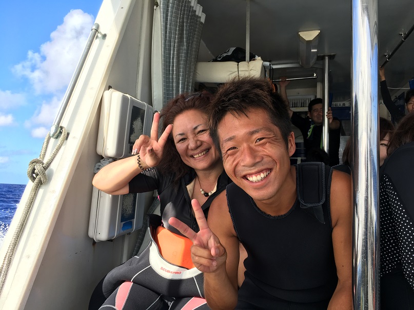 ジェイケ－ウェーブJK-Wave沖縄ドローン空撮付き体験ダイビング032